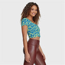 Floral Crop - Blue + Green