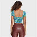 Floral Crop - Blue + Green