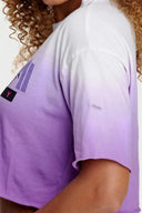 Freddy Cropped Miami Tshirt - Purple