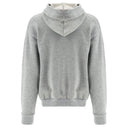 Hoodie with Rhinestone bands - Melange Grey