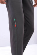 Mens Fitted Trousers - Grey