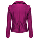 Metallic Blazer - Fuchsia