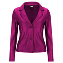 Metallic Blazer - Fuchsia