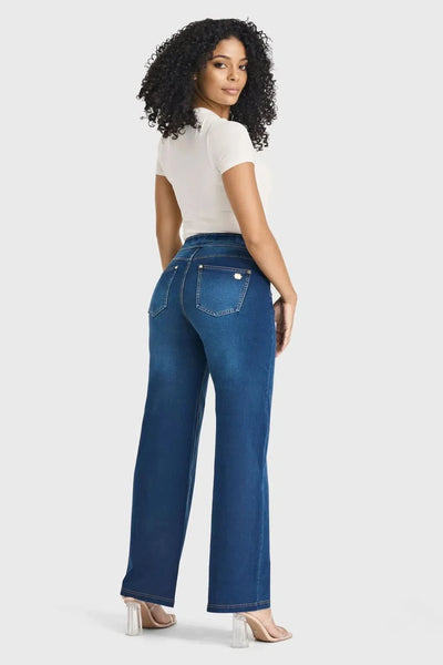 N.O.W® Denim Limited Edition - High Waisted - Wide Leg - Dark Blue