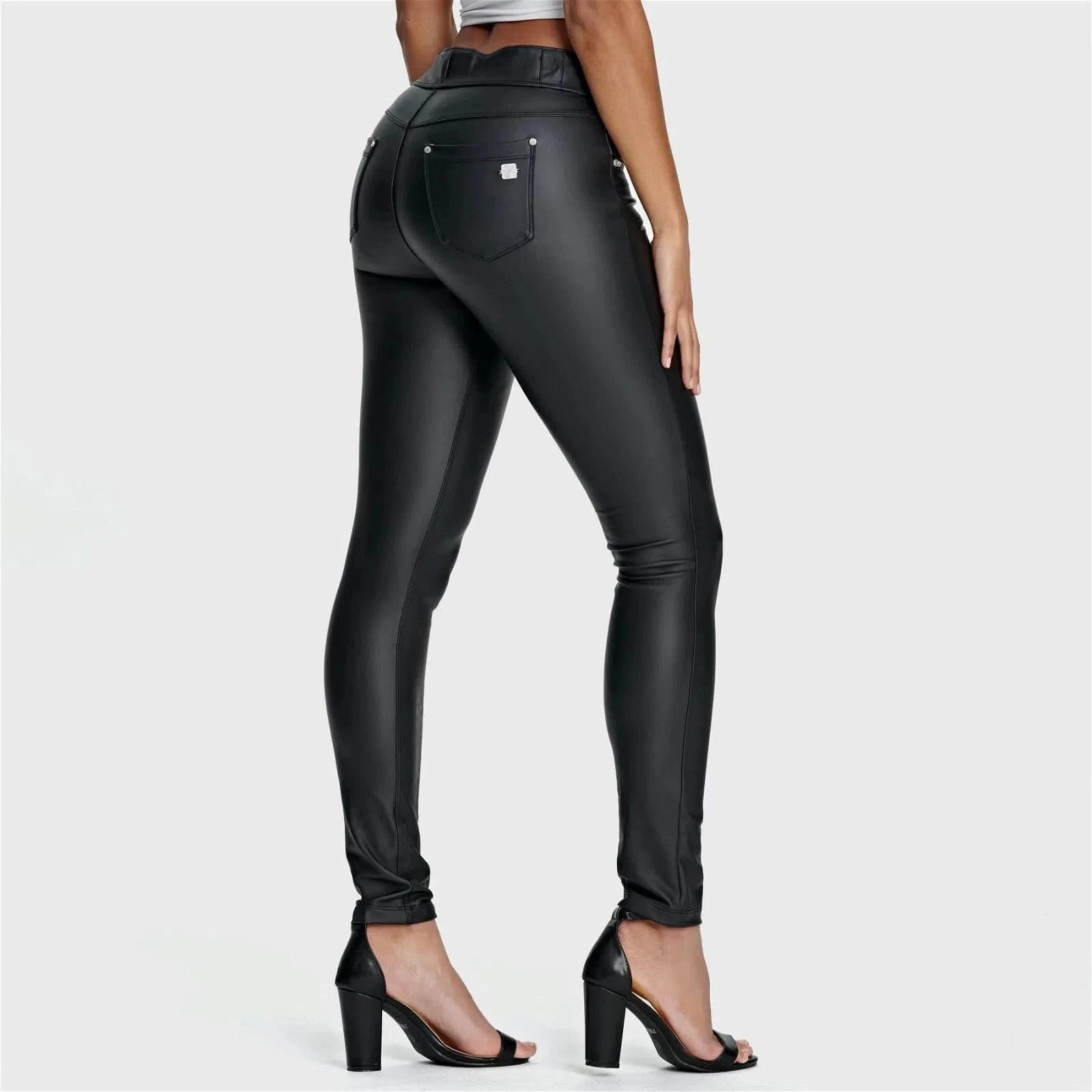 N.O.W® Faux Leather High Waisted Full Length