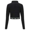 Norwegian Print Crop - Black