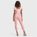Pinstripe Crop - White + Pink