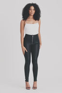 WRUP Disco Pants - Super High Waisted - Full Length - Black