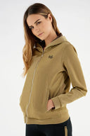 Hood Zipper Jacket - Gold