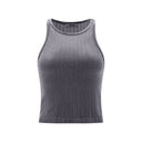 Ribbed Tank Top - Charcoal
