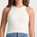 Ribbed Tank Top - Cream