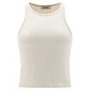 Ribbed Tank Top - Cream