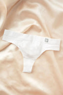 Seamless G String - White