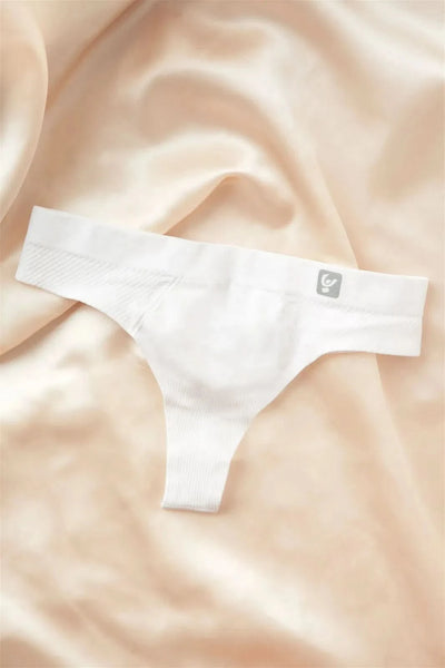 Seamless G String - White