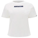 T Shirt - White + Animal Print Panel