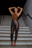 WRUP Luxe Shimmer - Super High Waisted - Full Length - Bronze