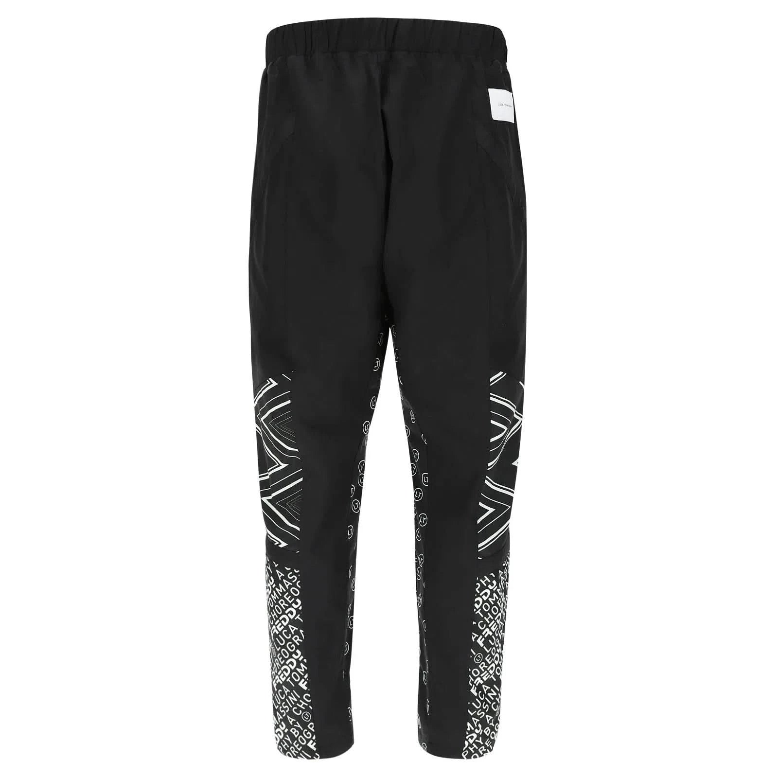 Trousers unisex with pattern print - A Choreography by Luca Tommassini - Black 2