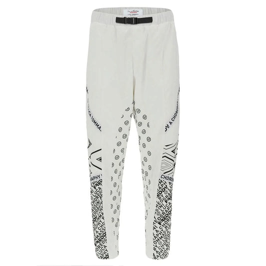 Trousers unisex with pattern print - A Choreography by Luca Tommassini - White