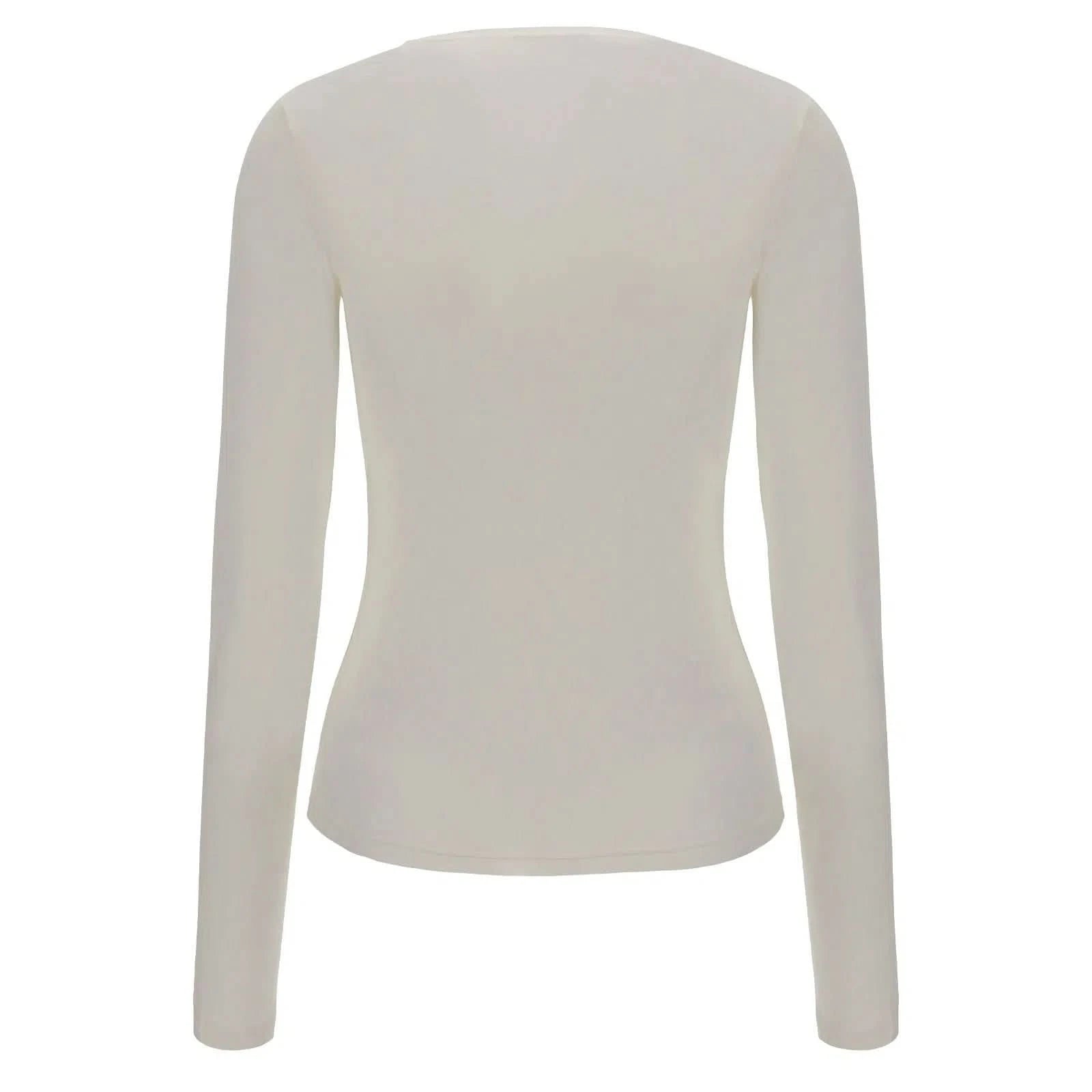 White crew neck top - White 2