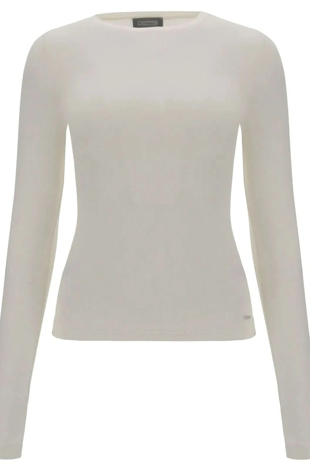 White crew neck top - White