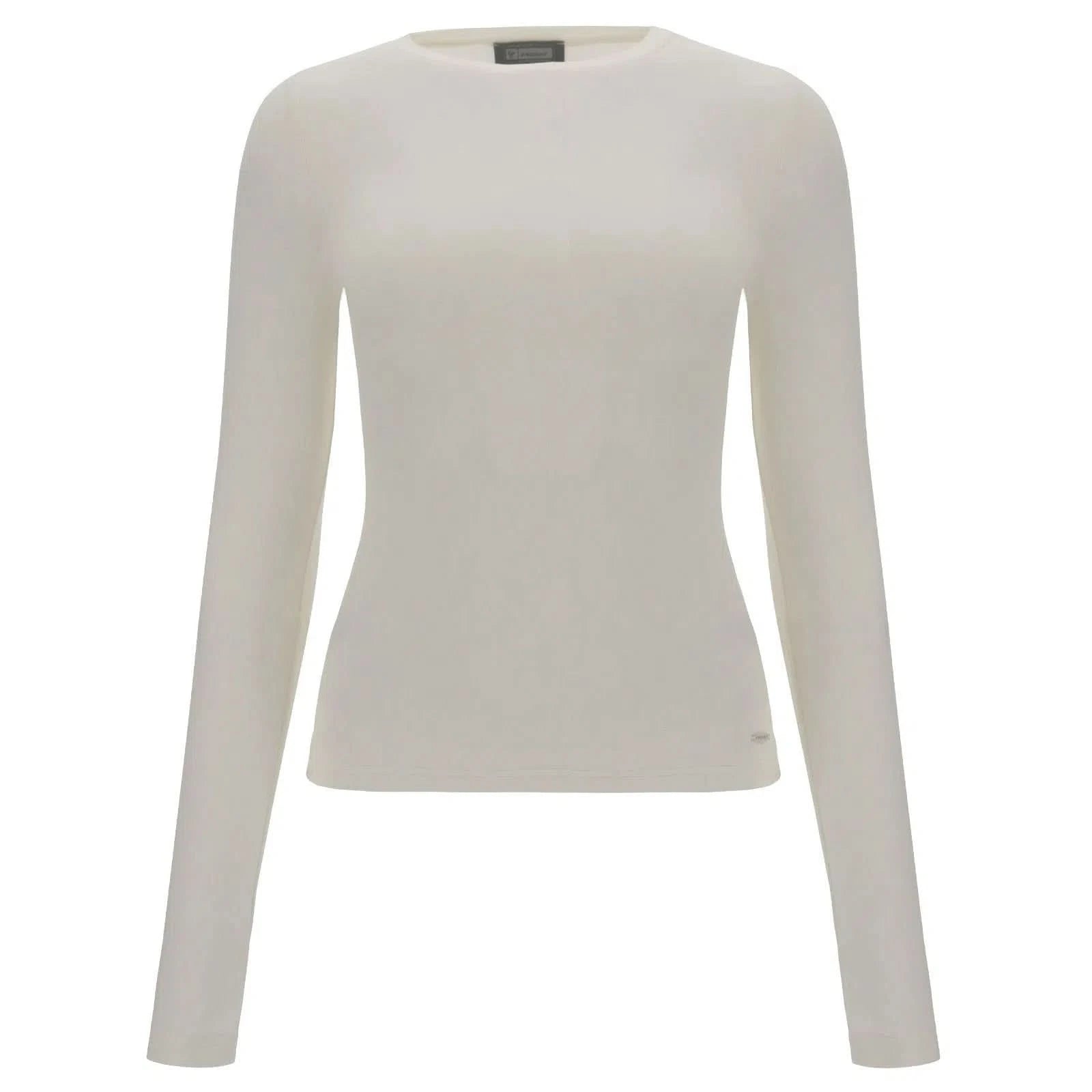 White crew neck top - White 1