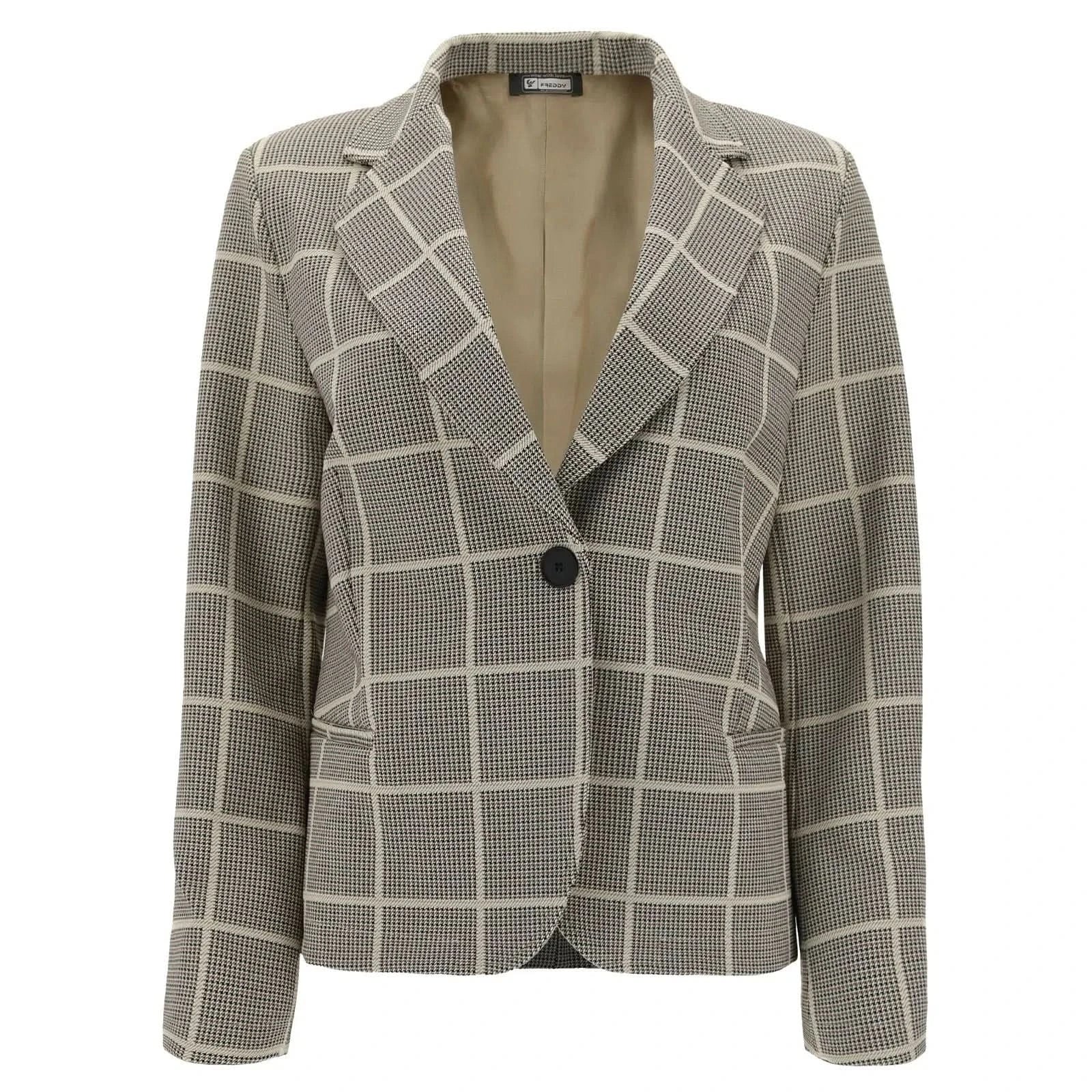 Women's Blazer - Plaid 1