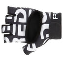 Women’s Fitness Gloves - Black + White Text