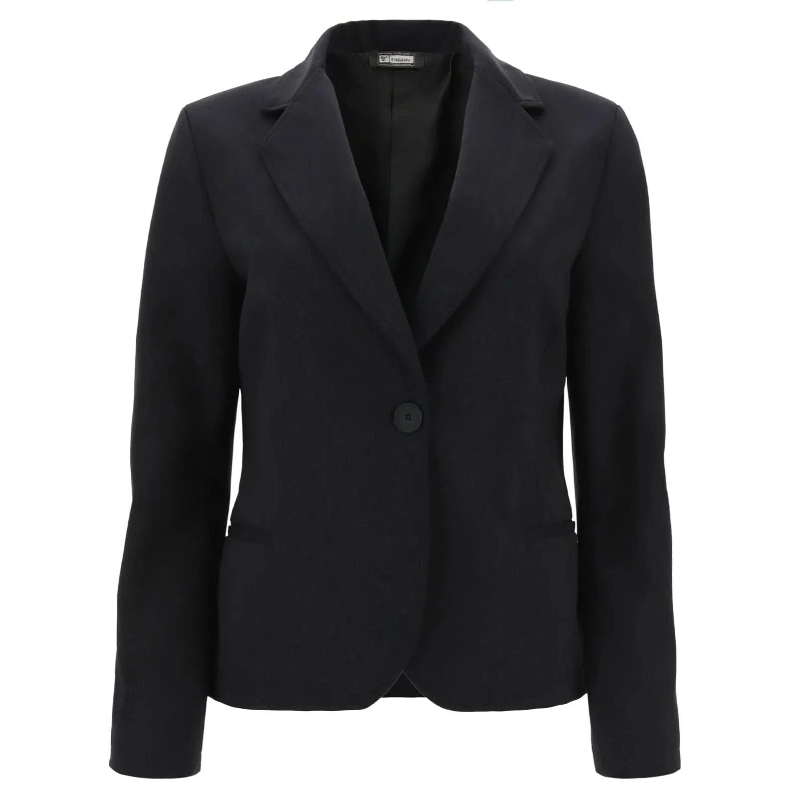 Women’s plain colour blazer - Black 3