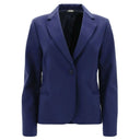 Women’s plain colour blazer - Navy Blue