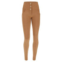 WRUP 3 Button Fashion - High Waisted - Full Length - Doe