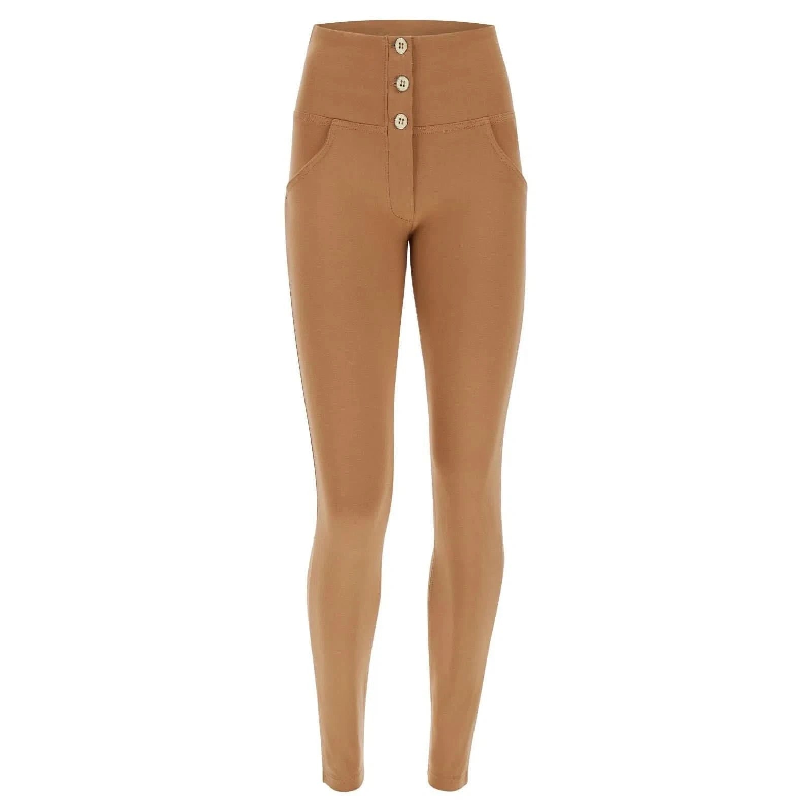 WR.UP® 3 Button Fashion - High Waisted - Full Length - Doe 2