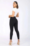 WRUP Biker Fashion - High Waisted - 7/8 Length - Black
