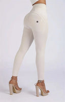 WRUP Biker Fashion - High Waisted - 7/8 Length - Champagne
