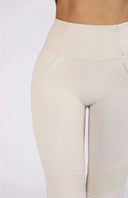 WRUP Biker Fashion - High Waisted - 7/8 Length - Champagne
