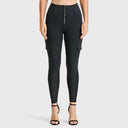 WRUP Cargo Fashion - High Waisted - 7/8 Length - Black