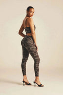 WRUP Cargo Fashion - High Waisted - 7/8 Length - Grey Camo