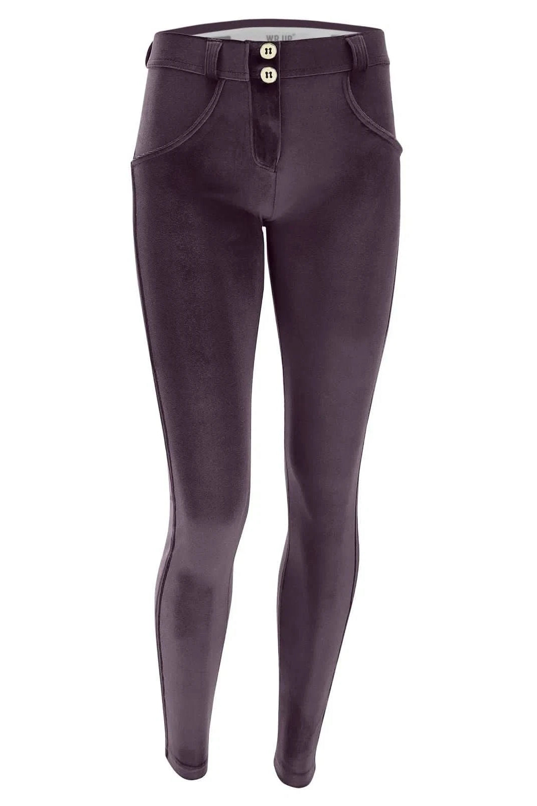 WR.UP® Chenille Trousers - Mid Rise - Full Length - Plum 2