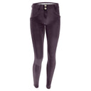 WRUP Chenille Trousers - Mid Rise - Full Length - Plum