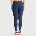 WRUP Core Denim - Mid Rise - 7/8 Length - Dark Blue + Blue Stitching