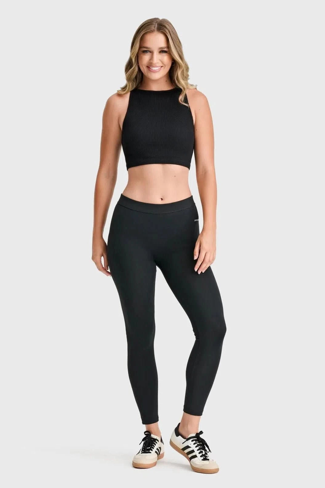 WRUP Core Fashion - Mid Rise - 7/8 Length - Black 1