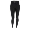 WRUP Cupro Trousers - Mid Rise - Full Length - Black
