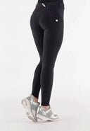 WRUP Cupro Trousers - Mid Rise - Full Length - Black