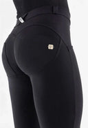 WRUP Cupro Trousers - Mid Rise - Full Length - Black