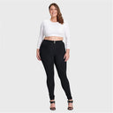 WRUP Curvy Fashion - High Waisted - Full Length - Black