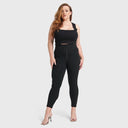 WRUP Curvy Fashion - Zip High Waisted - 7/8 Length - Black