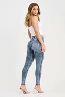 WRUP Denim - Mid Rise - Full Length - Stonewash