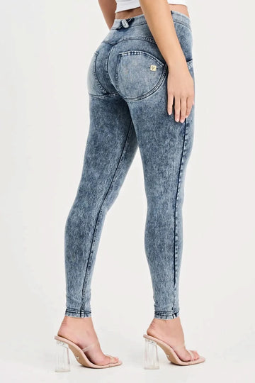 WRUP Denim - Mid Rise - Full Length - Stonewash