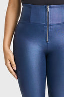 WRUP Disco Pants - Super High Waisted - Full Length - Navy Blue