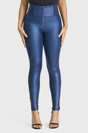 WRUP Disco Pants - Super High Waisted - Full Length - Navy Blue