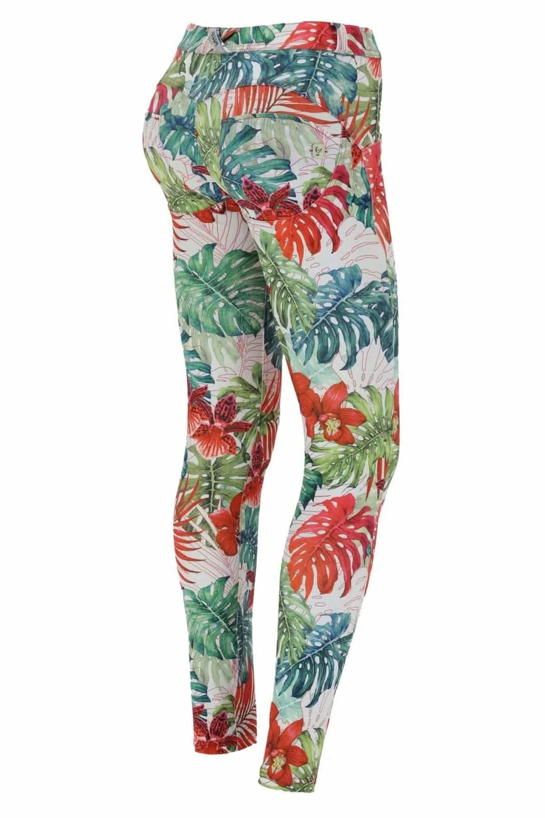 WR.UP® Diwo - Mid Waist - Full Length - Tropical Print 1